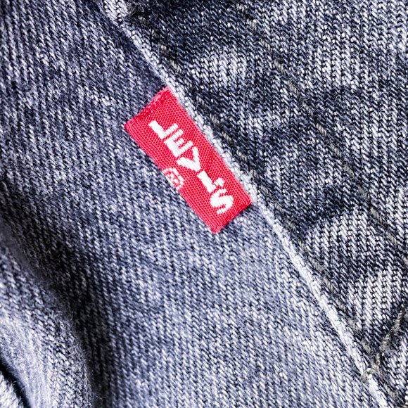 LEVIs Women's Wedgie Jeans Premium Denim Vintage Style Black Plus Size 32 - Picture 7 of 14